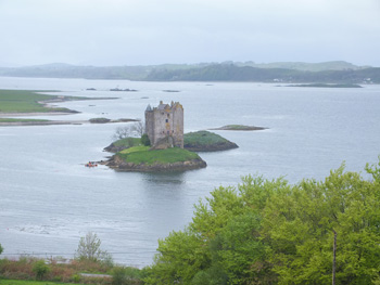 Castle Stalker on Loch Linnhe
