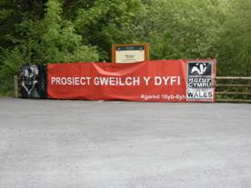 Cors Dyfi Reserve entrance