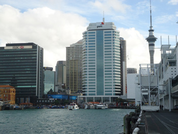 Auckland from the harbour