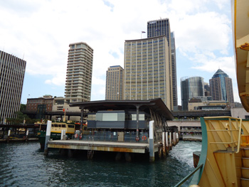 Leaving Circular Quay on the Manly Ferry