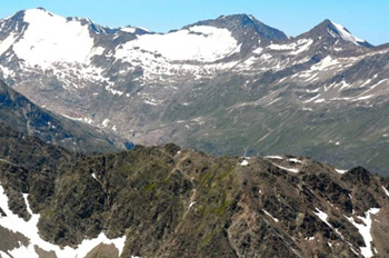 View from top of Hochgurgl gondola