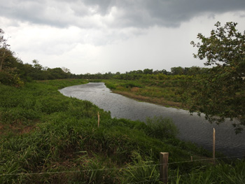 River near Panama Border