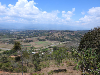 San Isidro from the Cafe on Route 243