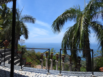 Villa Caletas view of Pacific Ocean from Anfiteatro Bar and Restaurant