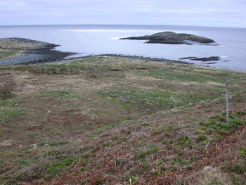 Looking towards Russia from Hornoya Island on the eastern tip of Norway