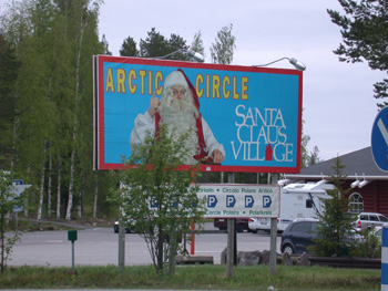 Santa's Village near the Arctic Circle is so tacky, at least in summer, I couldn't resist another shot