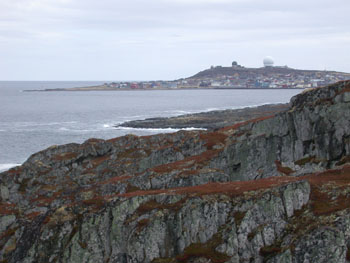 Vardo looking back from the headland