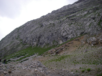 Rock Thrush territory ay Col de la Colombière