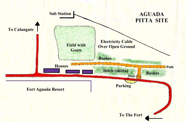 Fort Aguada map