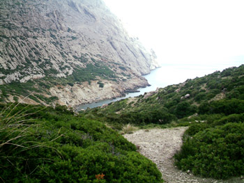 The end of Boquer Valley