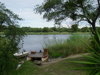 Kavango River at N'Kwazi Lodge