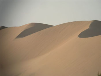 Massive sand dunes at Rooibank near Walvis Bay