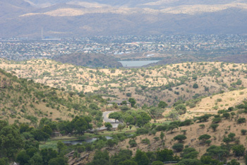 Windhoek from Daan Viljoen