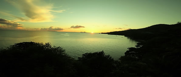 Final sunset from Black Parrot Suites Coco de Mer, Praslin