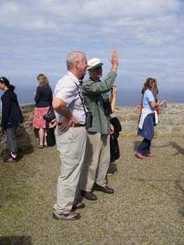 Dalton with David at Cape Point