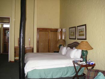 Part of our very comfortable room at Mount Sheba