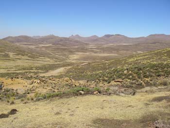 Lesotho plateau