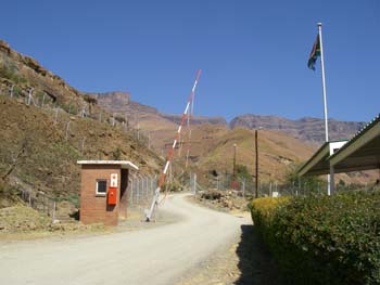 South African Border Post Sani Pass