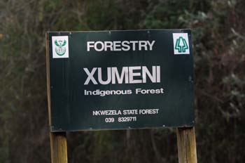 Xumeni Forest sign