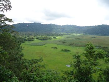 Mikindu Observation Point looking over the Ngurdoto Crater