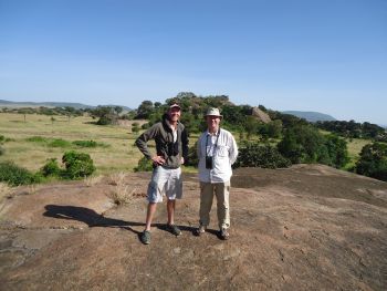 Wayne and David at Moru Kopjes