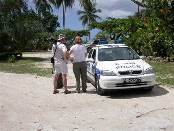 Police touting for business as bird guides!